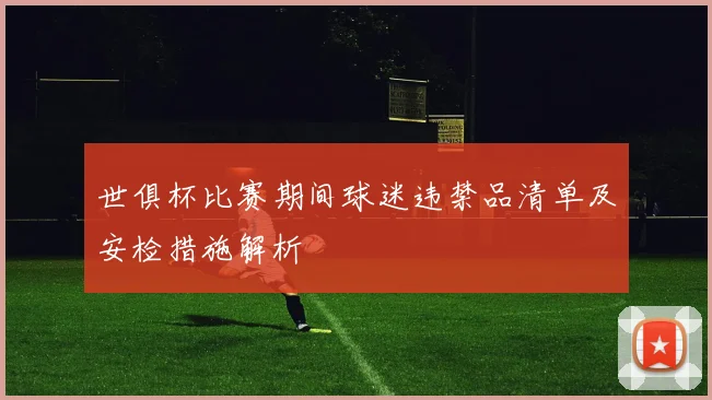 世俱杯比赛期间球迷违禁品清单及安检措施解析